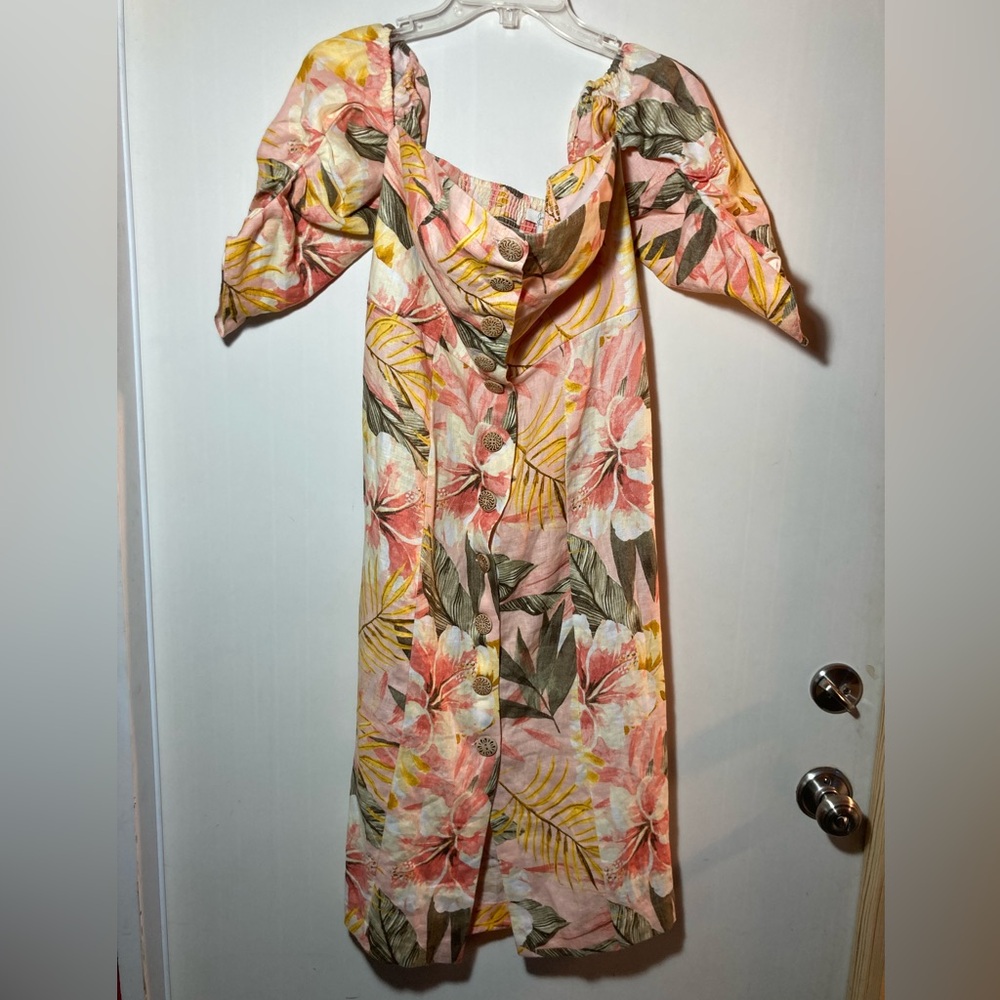 Joie Multicolor Off-Shoulder Dress - Picture 2 of 15